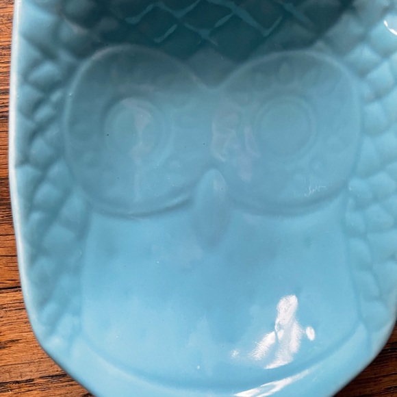 Home Essentials Turquoise Owl Utensil Rest - Picture 5 of 6